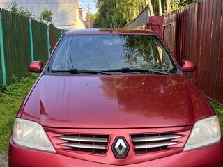 2008 Renault Logan I, красный, 350000 рублей, вид 3