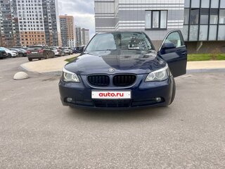 2004 BMW 5 серии 520i V (E60/E61), синий, 1500000 рублей, вид 2