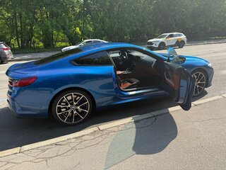 2019 BMW 8 серии 840d xDrive II (G14/G15/G16), синий, 7500000 рублей, вид 5