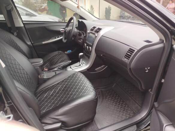 2011 Toyota Corolla X (E140, E150) Рестайлинг, чёрный - вид 7