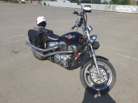 2000 Honda VT 1100, чёрный, 485000 рублей, вид 2