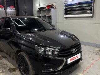 2017 Lada (ВАЗ) Vesta I, чёрный, 736000 рублей, вид 3