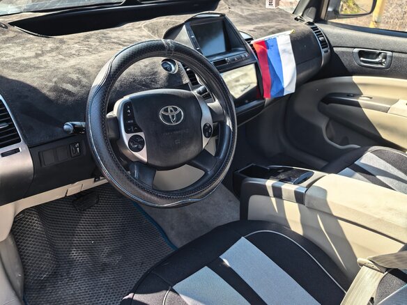 2007 Toyota Prius II Рестайлинг (XW20), синий, 750000 рублей - вид 3