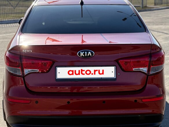 2016 Kia Rio III Рестайлинг, красный, 1099999 рублей - вид 6