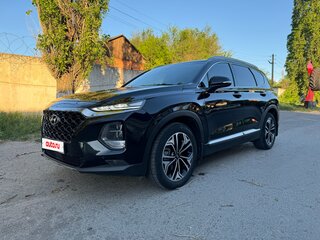 2018 Hyundai Santa Fe IV, чёрный, 3100000 рублей, вид 2