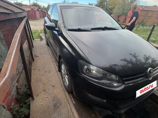 2011 Volkswagen Polo V, чёрный, 450000 рублей, вид 1