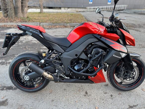 2012 Kawasaki Z 1000, оранжевый, 990000 рублей - вид 7