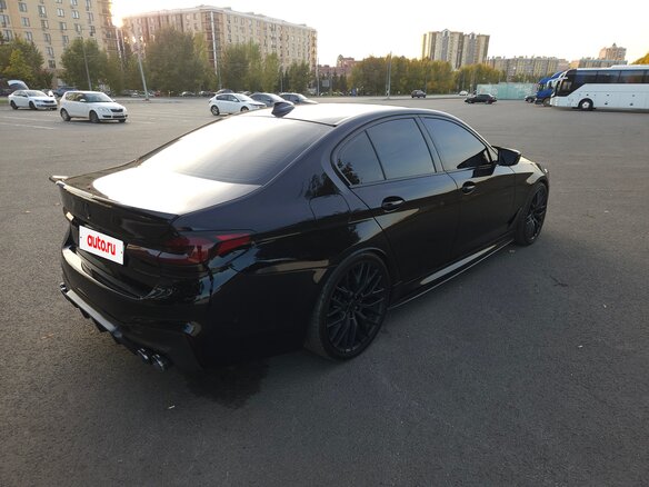 2019 BMW 5 серии M550d xDrive VII (G30/G31/G38), синий, 4777777 рублей - вид 4