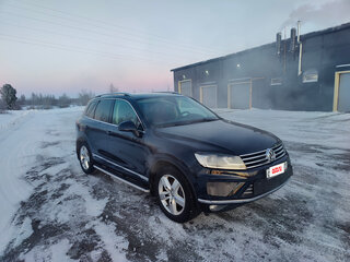 2015 Volkswagen Touareg II Рестайлинг, синий, 3600000 рублей, вид 4