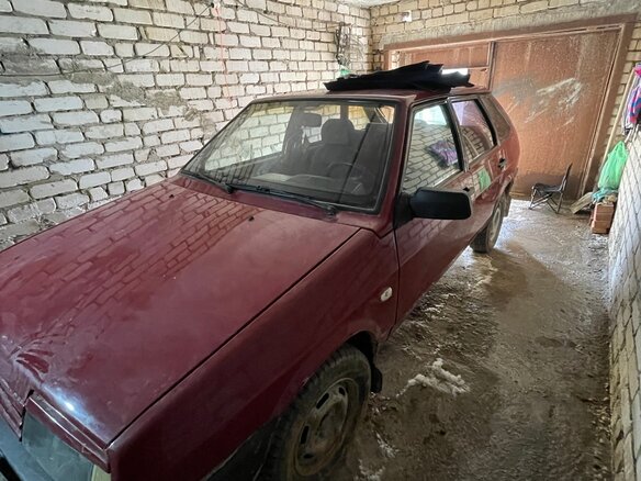 1996 Lada (ВАЗ) 2109, пурпурный, 170000 рублей