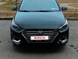 2017 Hyundai Solaris II, чёрный, 1040000 рублей, вид 1