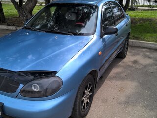 2003 Daewoo Lanos, голубой, 380000 рублей, вид 1