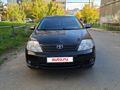 2006 Toyota Corolla IX (E120, E130) Рестайлинг, чёрный, 400000 рублей, вид 2