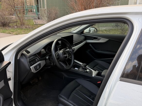 2021 Audi A4 35 TFSI V (B9) Рестайлинг, белый, 2500000 рублей - вид 8