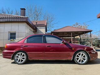 2007 Kia Spectra I Рестайлинг 2, красный, 400000 рублей, вид 2