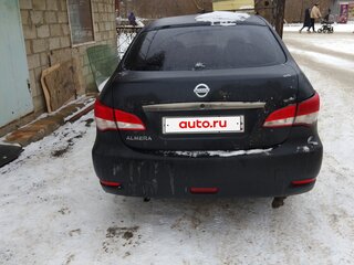 2013 Nissan Almera III (G15), чёрный, 350000 рублей, вид 2