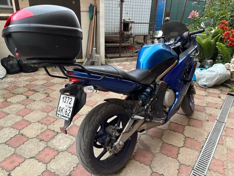 2006 Kawasaki ER-6F (Ninja 650R), синий, 360000 рублей, вид 4