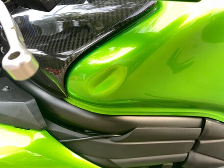 2012 Kawasaki ER-6F (Ninja 650R), зелёный, 450000 рублей, вид 5