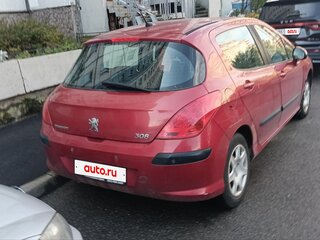2009 Peugeot 308 I, красный, 410000 рублей, вид 4