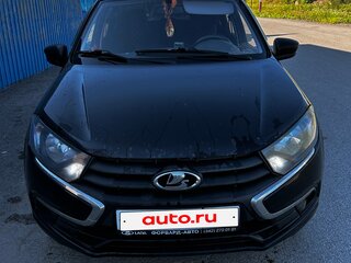 2019 Lada (ВАЗ) Granta I Рестайлинг, чёрный, 460000 рублей, вид 3