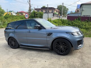 2018 Land Rover Range Rover Sport II Рестайлинг, голубой, 3500000 рублей, вид 3