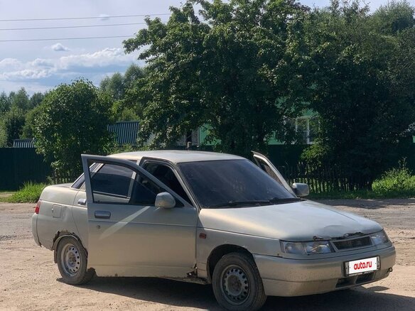 2004 Lada (ВАЗ) 2110, серебристый - вид 3