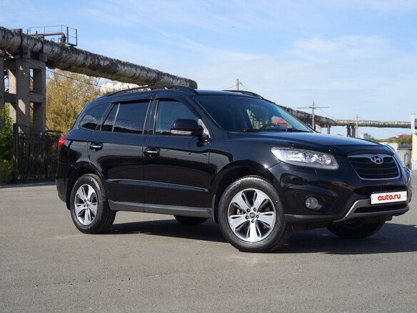 2011 Hyundai Santa Fe II Рестайлинг, чёрный, 1350000 рублей - вид 19
