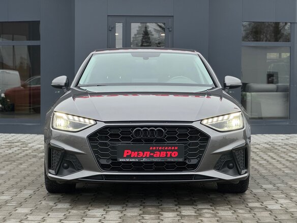 2021 Audi A4 40 TFSI V (B9) Рестайлинг, серый - вид 1