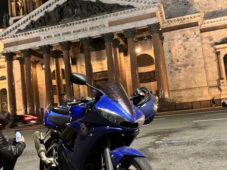 2003 Yamaha YZF-R6, синий, 400000 рублей, вид 4