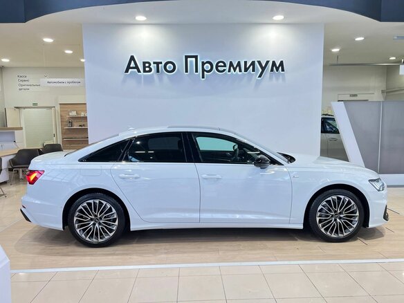 2024 Audi A6 45 TFSI V (C8) Рестайлинг, белый, 6649000 рублей - вид 5