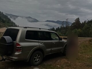 2002 Mitsubishi Montero III, белый, 850000 рублей, вид 2