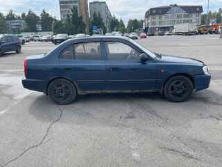 2008 Hyundai Accent ТагАЗ II, синий, 250000 рублей, вид 2