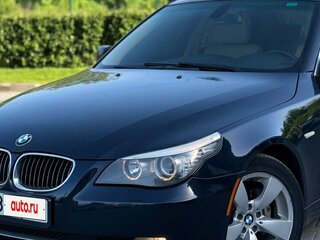 2008 BMW 5 серии 528i V (E60/E61) Рестайлинг, синий, 1400000 рублей, вид 2