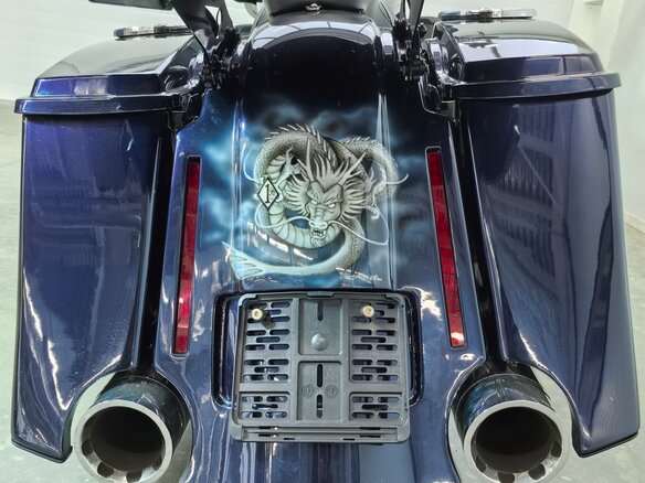 2012 Harley-Davidson Electra Glide, синий, 899000 рублей - вид 3