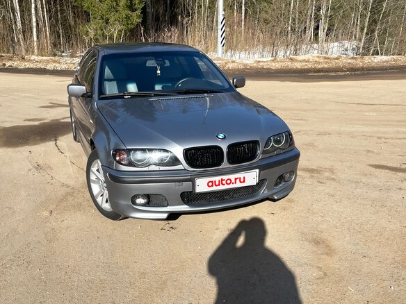 2003 BMW 3 серии 320i IV (E46) Рестайлинг, серый, 780000 рублей - вид 12