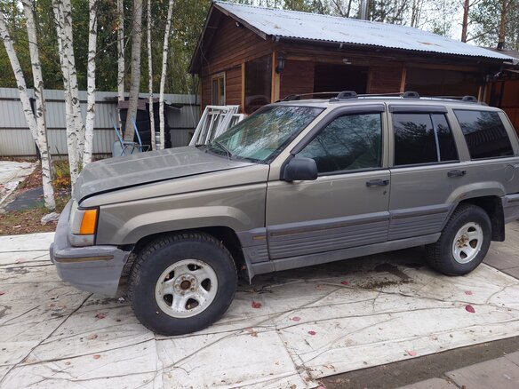 1995 Jeep Grand Cherokee I (ZJ), серый, 385000 рублей - вид 2