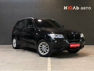 2012 BMW X3 20i xDrive II (F25), чёрный, 1749000 рублей, вид 3
