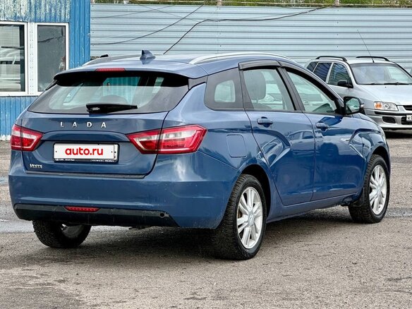 2019 Lada (ВАЗ) Vesta SW I, синий, 699999 рублей - вид 7
