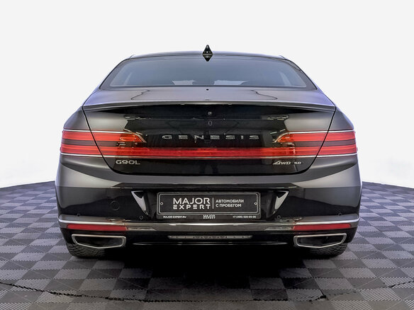 2021 Genesis G90 Limousine I Рестайлинг, чёрный, 5840000 рублей - вид 6