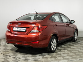 2013 Hyundai Solaris I, красный, 569777 рублей, вид 5