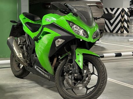 2014 Kawasaki Ninja 300, зелёный, 320000 рублей, вид 2