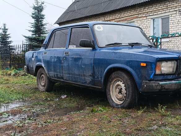 2005 Lada (ВАЗ) 2107, синий, 45000 рублей - вид 2