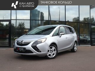 2012 Opel Zafira C, серебристый, 1236000 рублей, вид 1