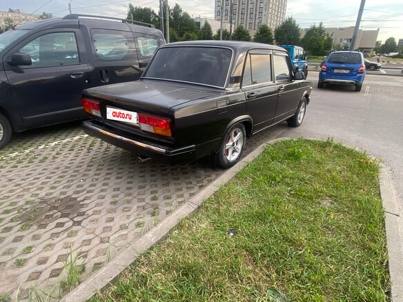 2010 Lada (ВАЗ) 2107, чёрный, 240000 рублей - вид 7