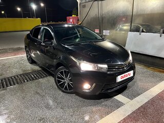 2014 Toyota Corolla XI (E160, E170, E180), чёрный, 1450000 рублей, вид 3