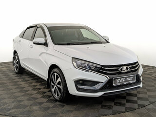 2023 Lada (ВАЗ) Vesta I Рестайлинг (NG), белый, 1105000 рублей, вид 3