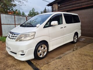 2008 Toyota Alphard I Рестайлинг, белый, 1750000 рублей, вид 2
