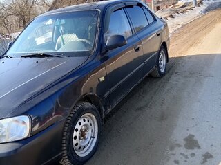2006 Hyundai Accent ТагАЗ II, чёрный, 280000 рублей, вид 1