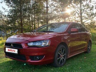 2008 Mitsubishi Lancer X, красный, 630000 рублей, вид 1