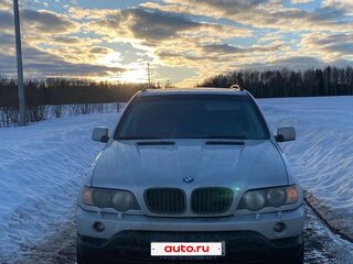 2001 BMW X5 4.4i I (E53), серебристый, 650000 рублей, вид 1